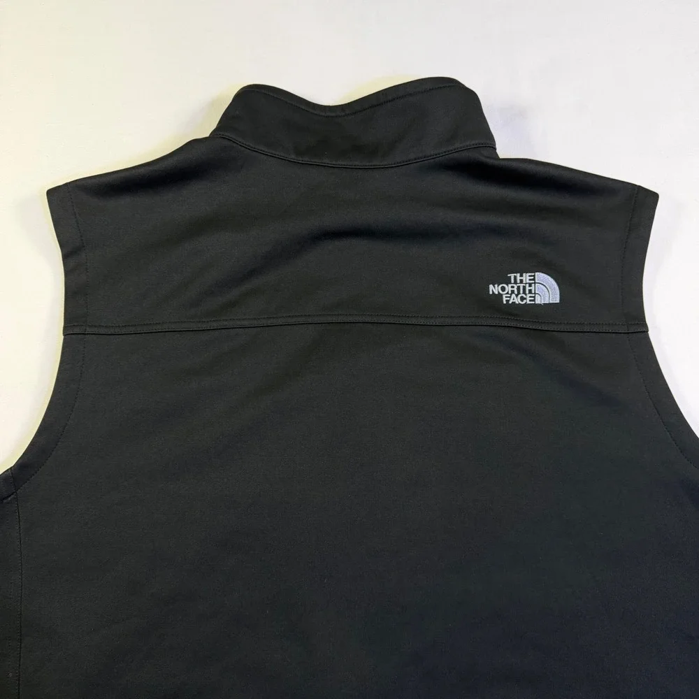 The North Face Mens Cadillac Softshell Vest Black Full Zip Jacket 2XL NF0A3LGZ